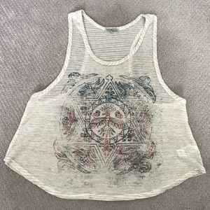 Charlotte Russe Semi-Sheer Top